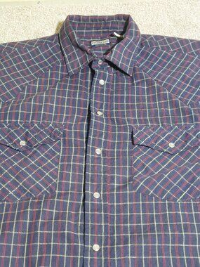 Stone River Outfitters short sleeve pearl snap shirt Size XL